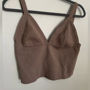Zara Bustier Taupe Color